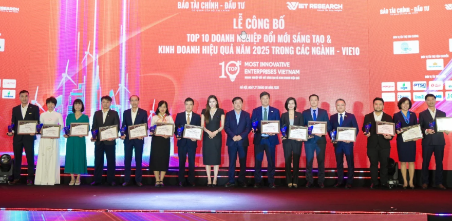 Petrovietnam was named in the Top 50 Innovative and Effective Enterprises 2025 (VIE50) and Top 10 by Industry (VIE10)